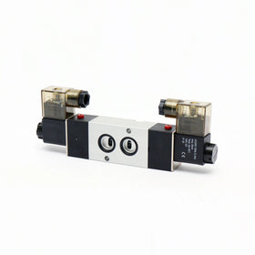 Manufacturer 4V320-08B 1/4 Pipe 24v 220v Double Electric Operated Directional 24 Volt Pneumatic Control Solenoid -valve