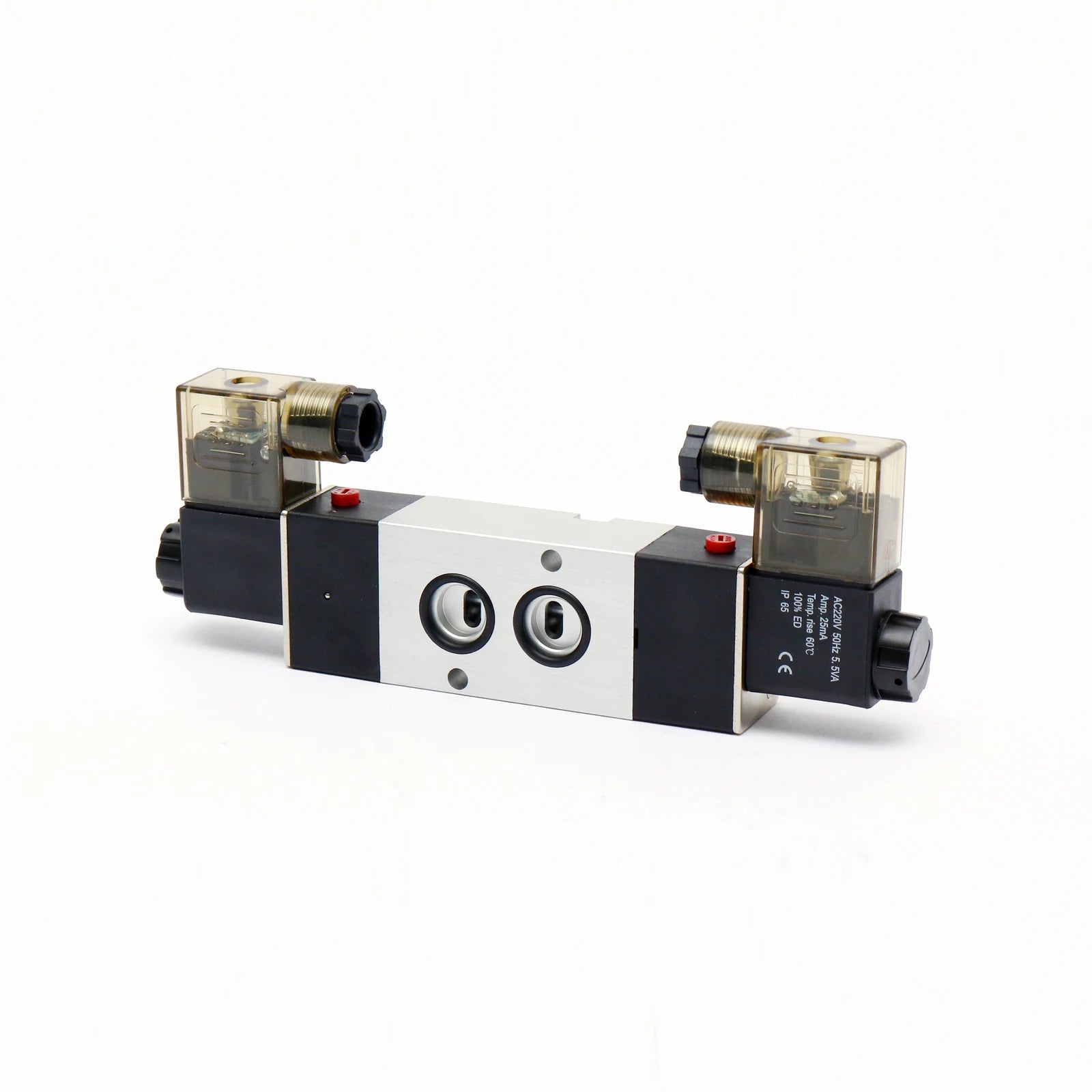 Manufacturer  4V320-08B 1/4 Pipe 24v 220v Double Electric Operated Directional 24 Volt Pneumatic Control Solenoid -valve