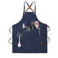 Coffee Shop Apron Barber Restaurant Women Men Working Suit Kitchen Sleeveless Canvas Apron