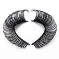Yiernuo  DD Curl Russian Faux Mink Lashes Popular Style 18mm 20mm 25mm Russian Volume Private Label Eyelashes