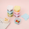 Mini 60ml Square Plastic Food Serving Box Cute Freshness Preservation Sauce Container for Snacks Injection PP Material