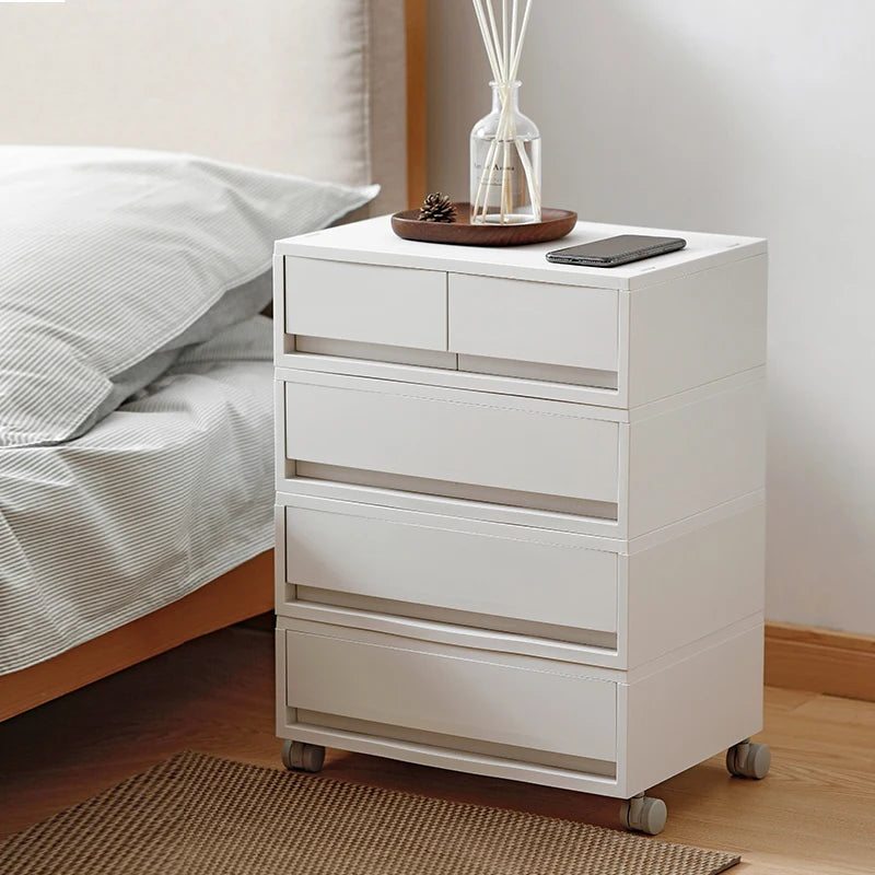 SHIMOYAMA Modern Office Drawer Storage Box Design Plastic Under Desk Drawer Storage Box for File Documents and Office Supplies