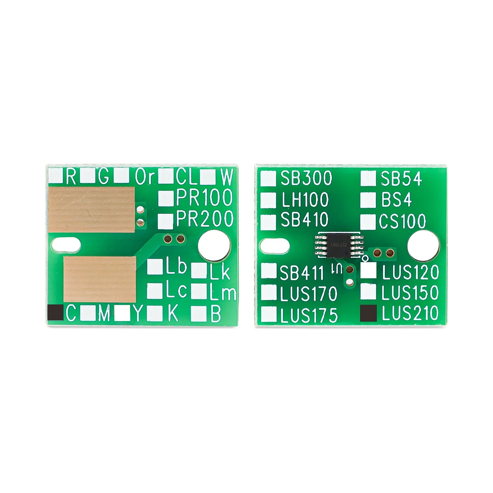 For LUS210  1000ml Compatible One Time Chips for Mimaki UJV100-160 UV Led Printer LUS 210  Disposable Chip