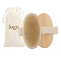 Wholesale Custom Logo 100% Natural Wood Vegan Sisal Bristle Brush Exfoliating Bath Cleaning Brush for Home Use Shower Dry Body