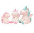 Powder Blue Anime Animal-Shaped Resin Savings Jar Hand-painted Artistic Ornament for Storage & Display