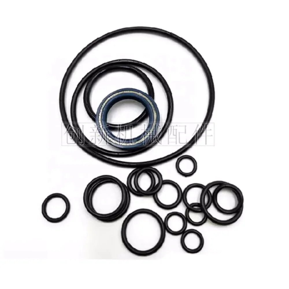 For Mini Excavator Kubota U30 Large Medium and Small Arm Oil Seal Oil Cup Hydraulic Pump Center Oil Seal Repair Kit O-type Seal