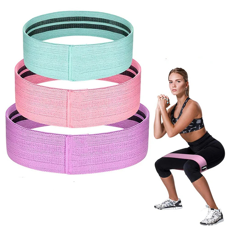 GECKO MASTER Custom Logo Fitness Fabric Booty Yoga Band