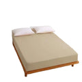200x220cmWaterproof Bed Sheet Elastic Solid Color Soft Comfortable Washable Fitted Sheet Mattress Protector Bedspread on the Bed