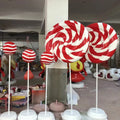 Customized Large Fiberglass Candy Decorations for Wedding/Christmas Jelly Lollipop Gifts Candy Props