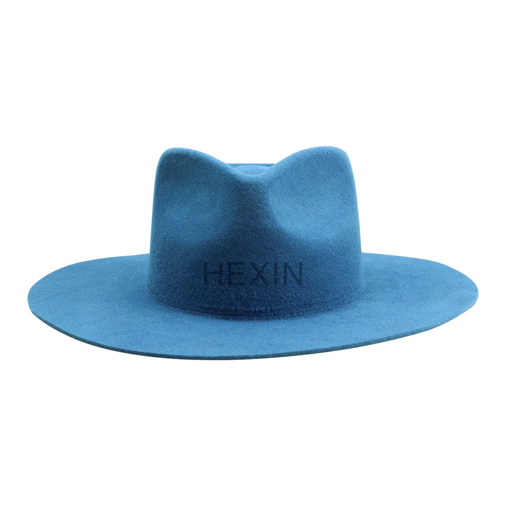 Fedora Hats 100% Wool Unisex Fashion Outdoor Designer Manufacturers High Quality Felt Hat Fedora Hats MegaBDM