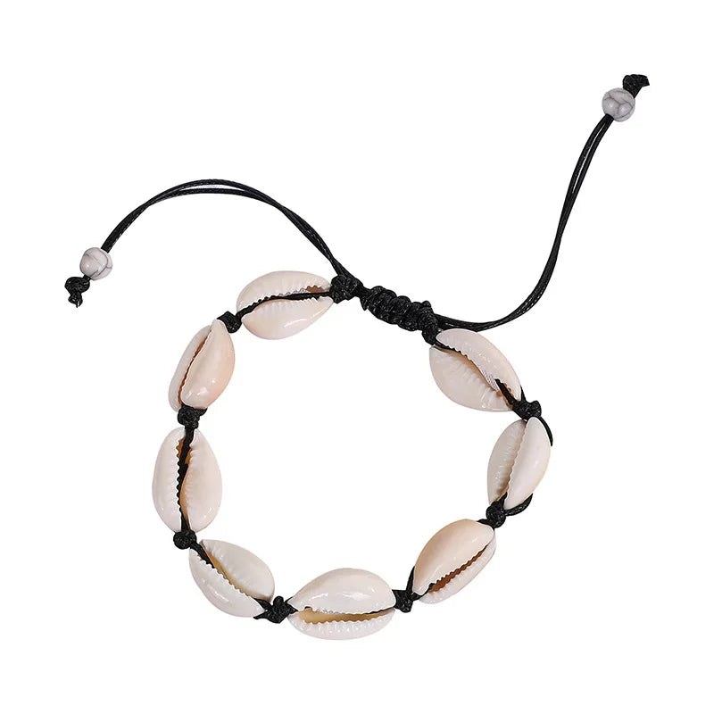 Bohemia Natural Shell Bracelets for Women Jewelry Summer Beach Bracelet Chian Strap Accessories
