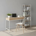 High Quality Office Furniture Solid Wood Working Desk Office Modern Steel Wood Desktop Computer Table Study Desk Writing Table