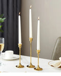 Candle Holder Rustic Vintage Nordic Luxury Wedding Brass Stick Candlesticks Stand Gold Home Decorative Metal Other Candle Holder