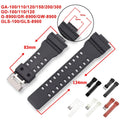 Replacement Sport Silicone Watch Band for Men Compatible with GA-100/110/120/150/200/300 GD-100/110/120 G-8900 GLS-100 Models