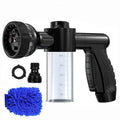 Jiuyi High Pressure Adjustable Garden Water Spray Gun 10 Modes Plastic Foam Watering Car Wash Sprayer for Plants Car Pet Garden