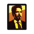 Movie Film Character Tony Stark Shadow Box Frame Plastic Custom Picture 3D Night Light LED Desk Lamp