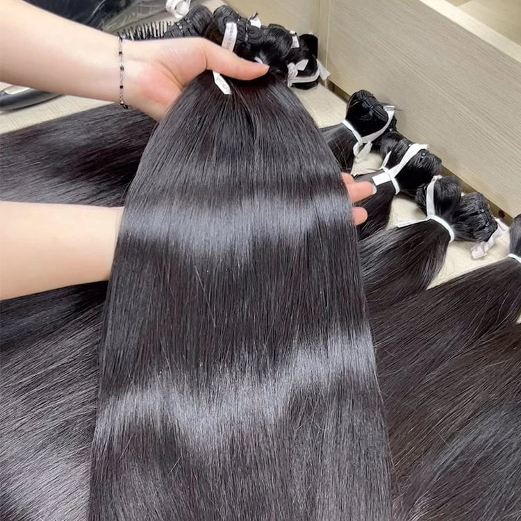 Drop Shipping Vendor Cuticle Aligned Virgin Human Hair Raw Unprocessed Single Donor Human Hair Vendors Wholesale