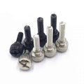Computer Host Accessories Nickel Black Knurled GPU Thumb Screws M3 M4 M5 M6 #6