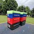 4 in 1 Plyo Jumping Box Set Anti Slip Exercise Jump Box  Fitness Stepped Jumping Box