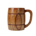 Hot Sales Natural Wooden Mug with Handle Beer Mug Creative Tea Cup with Your logo
