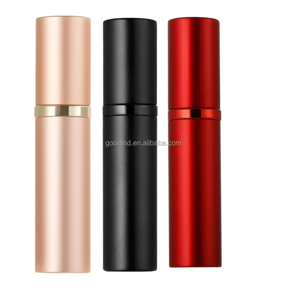 Wholesale 5ml Luxury Aluminum Mini Perfume Atomizer Portable Travel Refillable Empty Spray Bottle for Women Recyclable