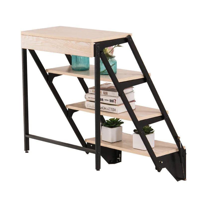 2022 Wholesale Price Multifunctional Wall-mounted Folding Dinning Table Space Saving Dining Table Folding Iron Shelf Frame