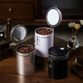 Popular High Quality Food Grade Empty Round Tin Jar Packaging Metal Gift Box Arabica Coffee Bean Tin Can With Valve