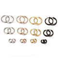 Wholesale Trendy Simple Design Mini Round Hoop Huggie Stainless Steel Earrings for Women Men