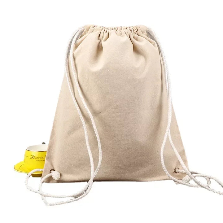 Factory Custom Drawstring Bag Cotton Canvas Shopper Tote Bag Tongcheng OZIS