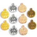 Life Tree Charms Pendant for Metal Alloy Jewelry DIY Jewelry Marking 15*12mm Q266
