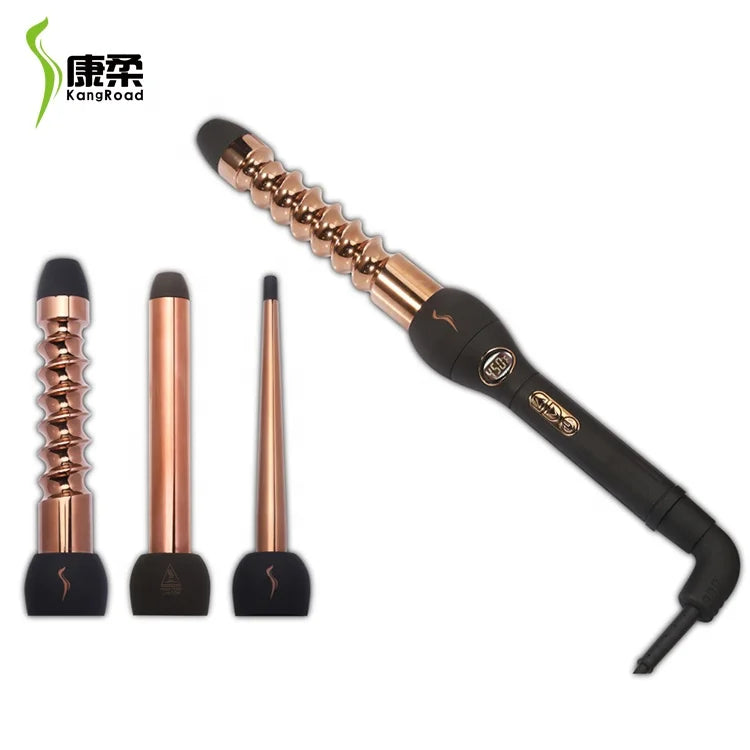 2021 Magic Hair Curler Spiral Wand Curling  Electric Cordless Automatic Professional Hair Iron Curler Packaging Ceramic Mini