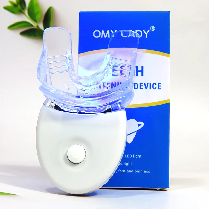 Non-Sensitive Teeth Whitening Gel and Tray 10 Min Fast-Result Teeth Whitener Led Teeth Whitening Home Kit