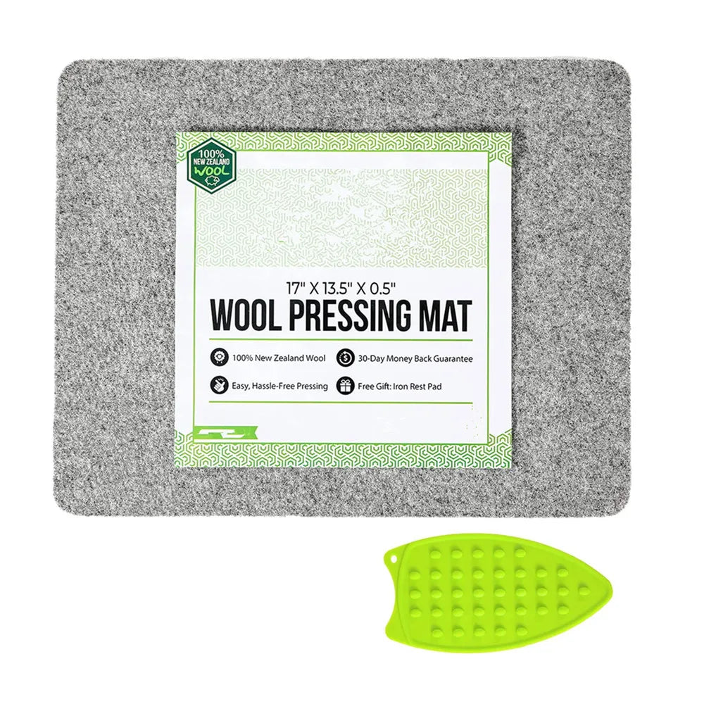 Wool Pressing Mat for Quilting Wool Ironing Mat for Quilters Iron Pad for Table Top Ironing Board Tabletop