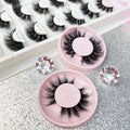 Vegan Mink Eyelashes Vendor Wholesale Private Label Dramatic Natural Faux Mink Thick Long Fluffy Wispy Vegan Faux Lashes