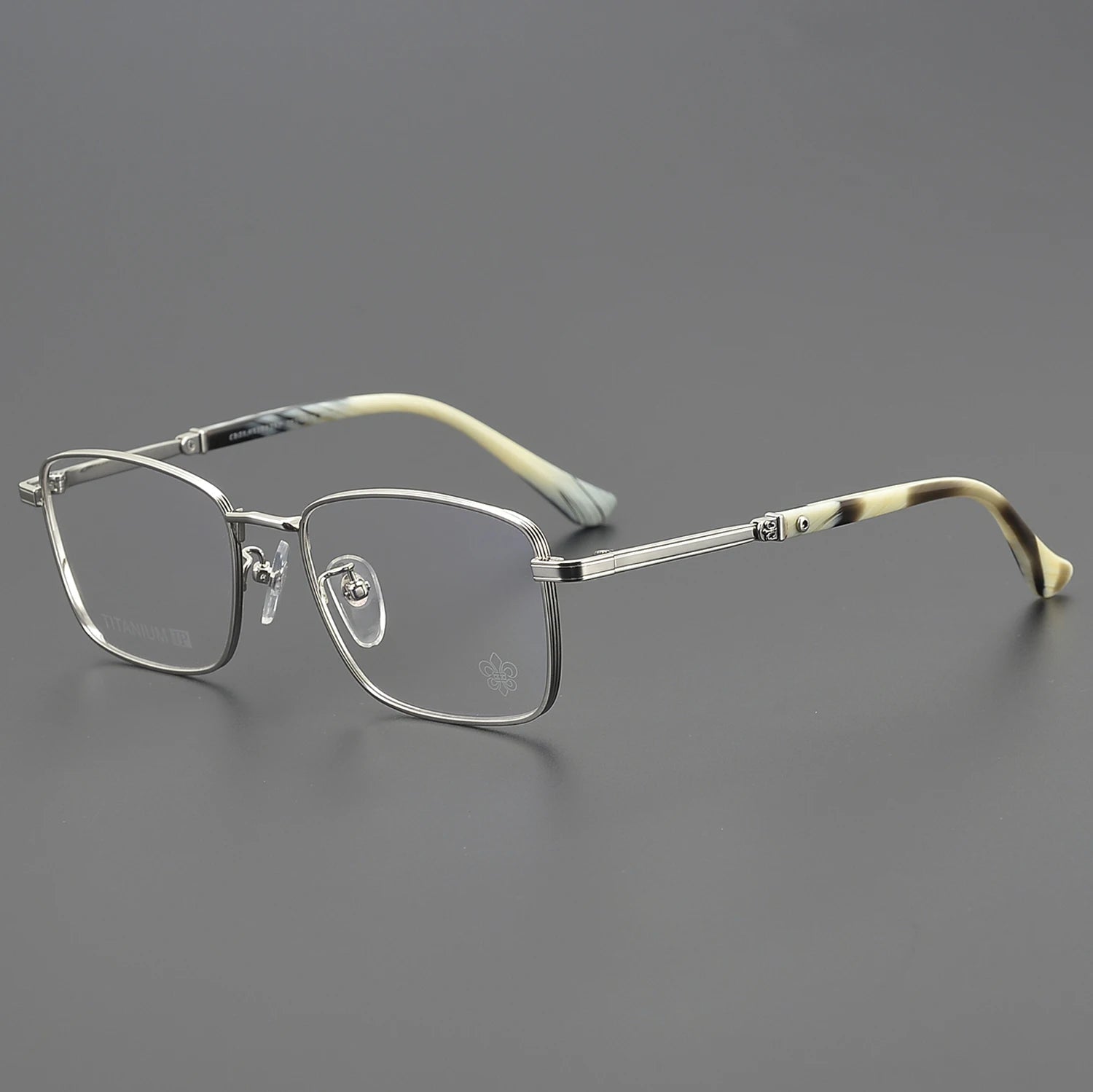 CHARMLIBRARY CH8213 Custom Logo Square Retro Unisex Reading Prescription Light Glasses Frame Luxury Brand Myopia Eyeglass Frames