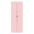 Eco Friendly Nature Rubber Roll OEM Custom Design Logo Pattern Sports Fitness Mat Anti-slip Washable Yoga Mat 4.8-5mm Thick