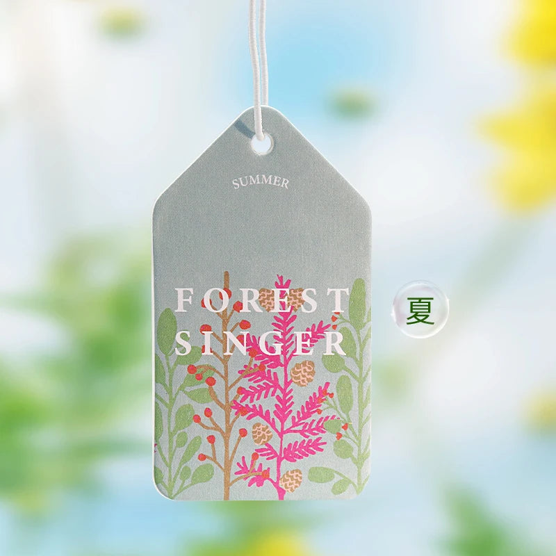 Factory Environment Friendly Non-fading Long Lasting Strong Smelling air Fragrance Customized Cotton Paper air Freshener