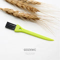 Small PP Plastic Ended Strickle Beauty Green Cleaning Mini PBT Bristles Brush for Kitchen Tiny razor Shaver