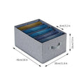 Wardrobe Clothes Organizer with Support Board Closet Organizers 7 Grids Divider Drawer Organizers Storage Bins for Jeans
