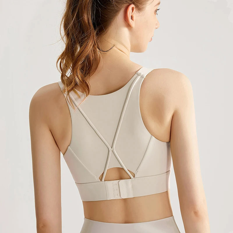 FLW Hot Sale Yoga Bra Fitness Gym Wear Yoga Crop Top Sport Bra for Women 2023