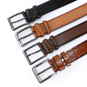 PU Leather Classical Men's Pin Buckle Belt Cheap Price Wholesale Belt