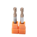 High-Wear Resistant HRC55 Spiral Milling Tool CNC Router Bits with Straight Shank 2-Flute Ball Nose End Mill Cutter