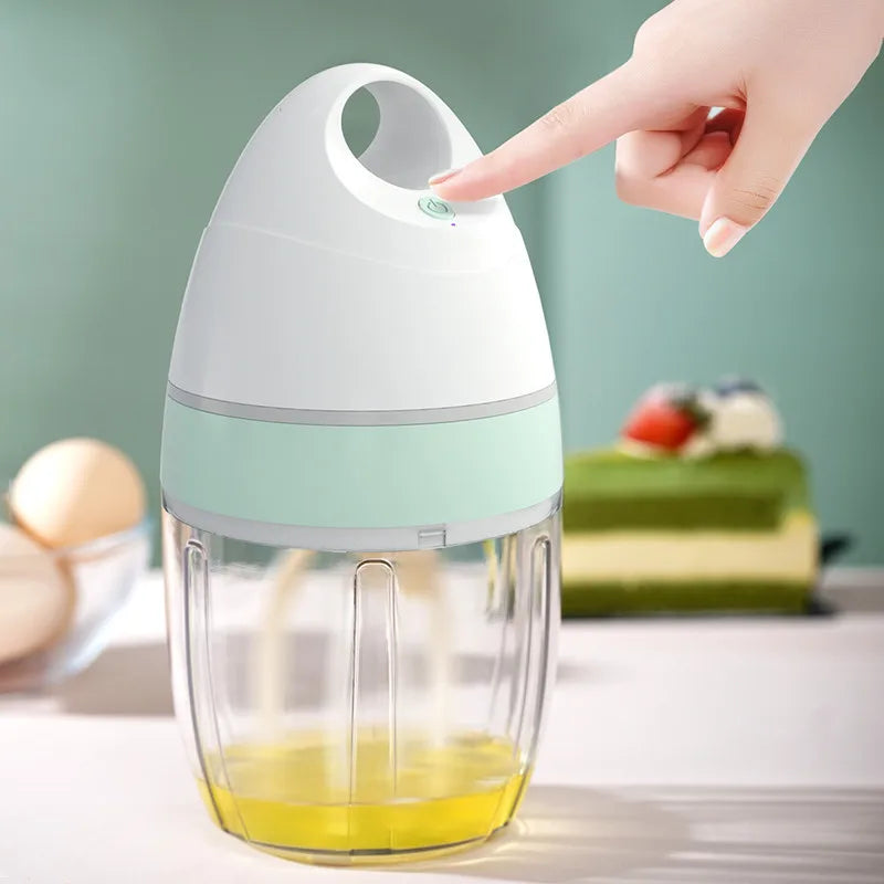 900ml Wireless Hands-free Egg Beater Whipping Egg Whites Mixer Electric Cream Milk Shake Mixing No Splash Egg Whisk Machine