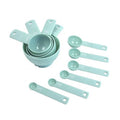 10Pcs Plastic Baking Measuring Tools Plastic Measuring Cup and Spoon Set