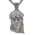 Hip Hop Jewelry Custom Jesus Head Pendant Jesus Cross Christian Jewelry for Man