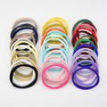 Perimeter 22cm Skinny Knitted Elastic Hairbands for Baby Kids Soft Nylon Seamless Infant Headbands Thin Style