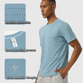 RTS Casual Wholesale Tee Sports Running Quick 90 GsmTshirt 100% Polyester Breathable Mens Fitness Gym T-shirts