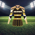 Ace Sports Wholesale Customized Design Cheerleading Uniforms Girls Competition Cheerleader Outfits with Rhinestone Technique