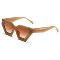 Cat Eye American Y2K Future Wind Polygon Fashion Sunglasses for Men Women PC INS Thick Frame Polarized Lenses Unisex Trends