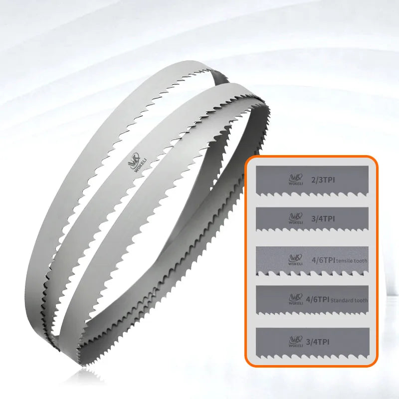 Factory Wholesale Industrial Grade White Finish 44 7/8 X 1/2 1140mm M42 Bi-Metal Laser Welded OEM Stainless Steel Band Saw